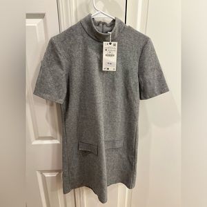 Zara dark gray mini dress Medium